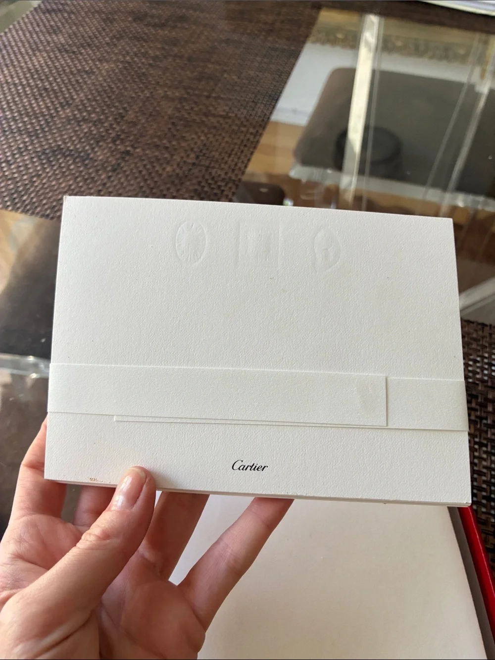 Cartier 10 piece stationary noted envelopes